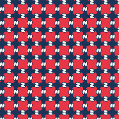 Colorful seamless pattern background with shuriken shape. pattern design