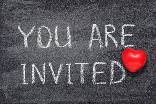 you are invited heart
