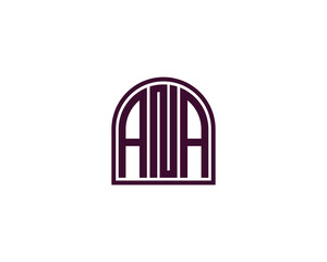 ANA Logo design vector template