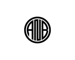 ANB Logo design vector template