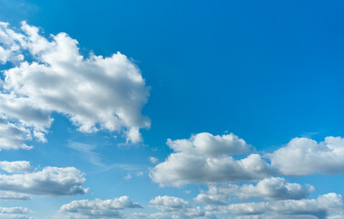 Sky background with clouds  - 731505563