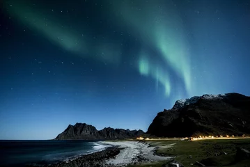 Poster aurora over the sea © Mustafa