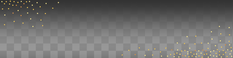 Yellow Dot Art Vector Transparent Panoramic