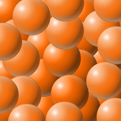 background made of glossy spheres