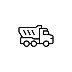Dump truck icon Vector