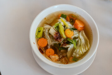 Indonesian Chicken & Vegetables Soup