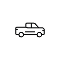 pick up car icon vector