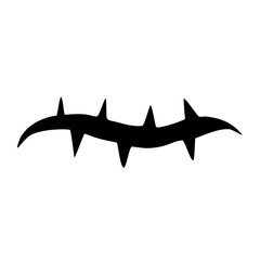 Thorns Silhouette Illustration 