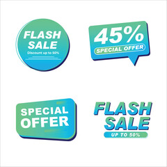 Promo discount sale vector design