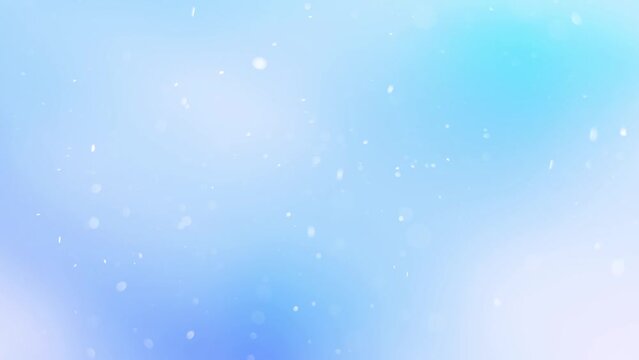 Blue Gradient with snow particles amazing looking video background