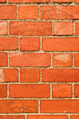Obraz premium red brick wall background