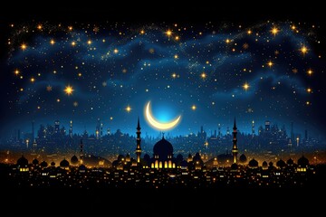 Naklejka premium blessing ramadan vibes background professional photography