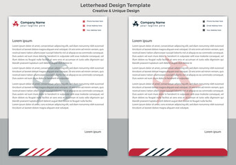 Clean And Corporate Professional Lettarhead Design Template