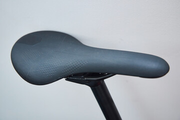 Details of a sports bike in close-up. A road bike for cycling or triathlon