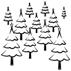 Fototapeta premium Christmas tree