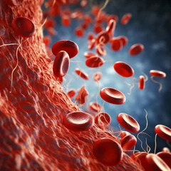 Fototapeten Blood Clot Formation and Treatment © 1st footage