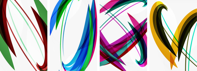Fototapeta premium Abstract colorful wave posters for wallpaper, business card, cover, poster, banner, brochure, header, website