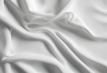 Obraz premium Abstract smooth elegant white fabric silk texture soft background