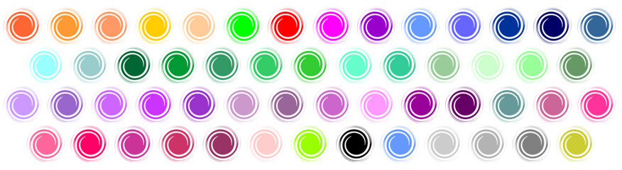 Organic colorful blob shapes. Round abstract organic shape collection. Pebble, drops and stone silhouettes. Random abstract liquid organic irregular blotch shapes. Collection of modern forms 