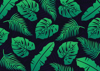 natural tropical plant background