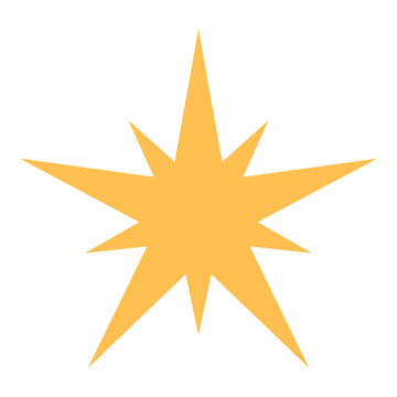 sun symbol shape decoration