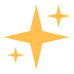 Sparkling Star Shape Symbol ornament