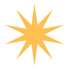 Obraz premium Sparkle Shiny Star Shape Symbol decoration