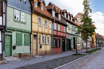 Fototapeta na wymiar Bilder aus der Weltkultuererbestadt Quedlinburg Harz