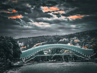 Obraz premium bridge over river