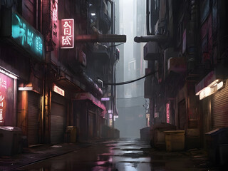 Cyberpunk Alley