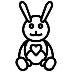 Obraz premium bunny doll