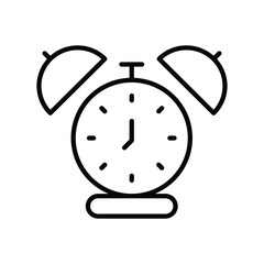 clock icon vector stock illustration 