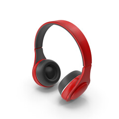 Red Headphones PNG