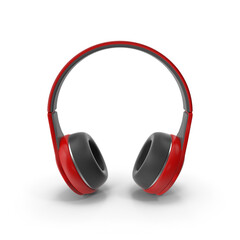 Red Headphones PNG
