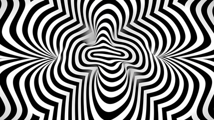 Obraz premium Optical illusion, charming abstract pattern background