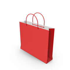 Red Shopping Bag PNG