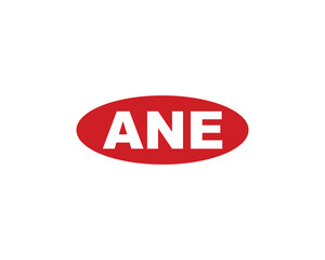 ANE logo design vector template