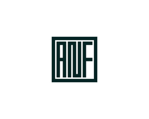 ANF Logo design vector template