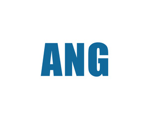 ANG Logo design vector template