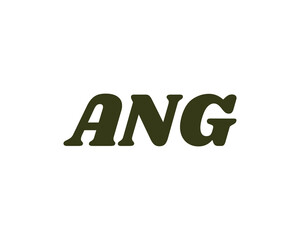 ANG Logo design vector template