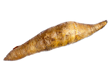 Cassava on a white background.