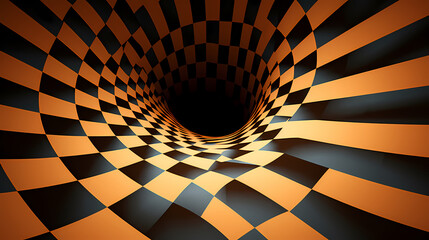 Optical illusion, optical art abstract background