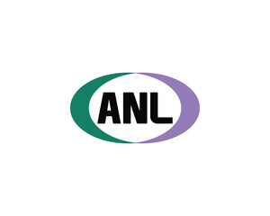 ANL Logo design vector template