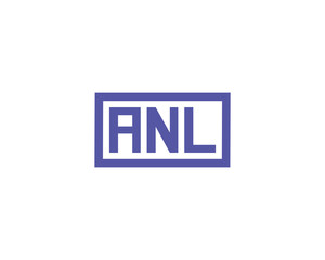 ANL Logo design vector template