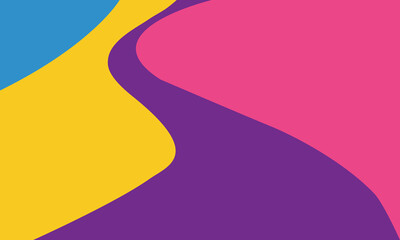 Vibrant abstract background design captures the essence of dynamic and colorful waves - Vector