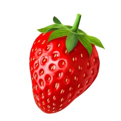 Strawberry Delight Illustration - Cartoon Strawberry Illustration