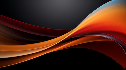 Obraz premium Abstract vibrant colors wavy flow 3d rendered illustration background scifi futuristic background