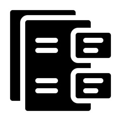 Obraz premium Information - Glyph Icon