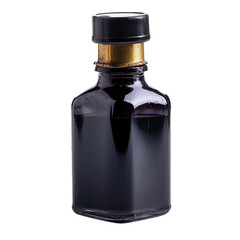 Ink bottle, isolated object, transparent background.