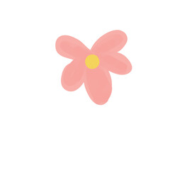 flower on white